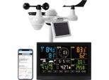 Succebuy Stazione Meteo Wireless 7In1 Display A Colori Da 7,5 Pollici Sensore Da Esterno Portata Di Trasmissione 150 M Stazione Meteo Wireless
