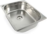 Lavello In Acciaio Inox Da 1 1/4" Lavello Market Snack Bar 325X265X100 Mm"