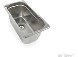 Lavello In Acciaio Inox Da 1 1/2" Lavello 325X176X150 Mm Incl. Scarico Nuovo"