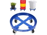 Carrello Per Fusti Vevor Per Capacità Di Carico Di 55 Galloni, Carrello Di Trasporto Ø615X188Mm, Carrello Antiribaltamento Per La Movimentazione Di Fusti In Magazzino, Blu