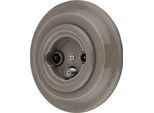 Presa D'antenna Retrò In Porcellana Da Incasso 3 Fori I PR1 Grigio Beige