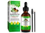 Aliver Olio 3In1 Per Capelli E Pelle - Rosmarino, Batana E Ricino Nero - 60 Ml