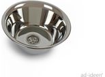Lavello In Acciaio Inox Lavandino Da Campeggio Lavandino Rotondo Ø 20 Cm Barca Camper
