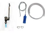 Rubinetto Automatico + Pompa Sommersa 12 V Per Campeggio Lavello Caravan Novo Cromo