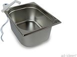 Lavello In Acciaio Inox Lavello Da Campeggio + Scarico 325X265X150 Rubinetto T3 T4 T5 T6
