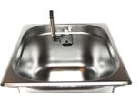 Lavello In Acciaio Inox Lavello Da Campeggio Lavello Integrato + Scarico 325X265X150