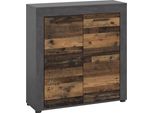 Credenza Jam A 2 Ante, Arredamento In Rovere.