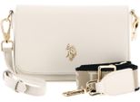 U.S. Polo Assn. Borsa A Tracolla Mansion Flap Crossbody Bag Cream White Avorio