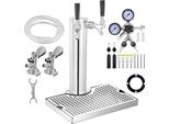 Succebuy Beer Tower Kit Con Due Rubinetti - Date Libero Sfogo Ai Vostri Rubinetti Per Le Feste. Questo Kit A Torre Per Fusti Di Birra Succebuy Cambia Radicalmente Il Modo Di Servire La Birra A Casa O Alle Feste.
