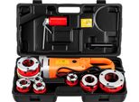 Succebuy Filettatrice Elettrica Per Tubi 2300W Kit Di Azionamento Manuale Per Impieghi Gravosi 220V Filettatrice Portatile Per Tubi Con 6 Strumenti 1/2"-2"""