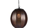 Konoos Nero | Lampada A Sospensione Orientale In Metallo 35Cm