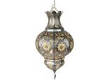 Lampada A Sospensione Kumira Silver 60Cm | Lampada Marocchina In Metallo