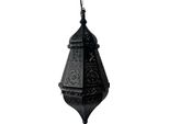 Salma Apparecchio Nero | Lampada A Sospensione Orientale In Metallo 40 Cm