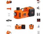 Succebuy Martinetto Idraulico Elettrico Per Auto 5 Tonnellate 12 V Con Pompa Ad Aria Per Avvitatore Ad Impulsi