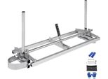 Succebuy Segheria Portatile, Barra Di Guida Da 14"-36"", Acciaio Zincato, Tavole Per Motosega Di Spessore 0,2""-11,81"", Segheria Per Taglio Trasversale Di Legname Per Costruttori, Argento"