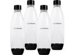 Sodastream Fuse Bottle 1L Nero 4 Pezzi Lavabile In Lavastoviglie Senza Bpa