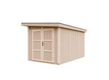 Capanno Da Giardino Di 8,7M² + Pavimento + Piastrelle Bituminose - L412Xl279Xh239 Cm - Timbela M904A