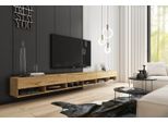 Minio Go For It, Mobile Tv "Anne"", 300 Cm, Colore Rovere Wotan"