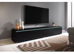 Minio Go For It, Mobile Tv, Lavagna, 180 Cm, Sospeso, In Piedi, Colore: Nero