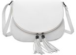 Gallantry, Borsa A Tracolla Da Donna Con Zip, Bianca
