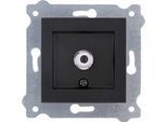 Presa Sat Con Filtro, Connettore Tipo F Nero Metallizzato 262/14E Exen