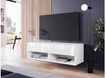 Minio Go For It, Mobile Tv "Anne"", Lavagna Bassa, 100 Cm, In Piedi, Sospeso, Colore Bianco Opaco / Bianco Lucido"