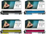 4X Toner Per Hp CE310A / CF350A-310/CF350 CE310A / CF350A Cmyk = Nero + Blu + Rosso + Giallo | Ricambio Per CP1025 Cp1025Nw Mfp M175A M175Nw