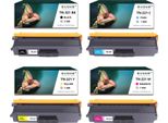 4X Toner Per Brother TN321BK-321B TN321BK Cmyk = Nero + Blu + Rosso + Giallo | Sostituzione Per HL-L8350CDW MFC-L8850CDW MFC-L8650CDW MFC-L8850CDW