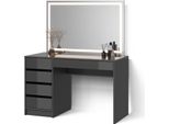 Livinity Tavolo Da Toeletta Imola, 120 Cm Con Specchio A Led, Antracite