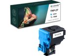 Toner Per Konica Minolta A0X-TNP27C A0X5453 Blu (Ciano) | Sostituzione Per C25 Ineo+ 25