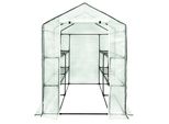 4Iq Mini Tunnel Per Serre Con Ripiani 1,4X1,4X2 M, Verde