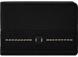 Fossil Porta Carte Di Credito Rowan Front Pocket Bifold Wallet Black Nero