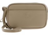Lacoste Pelle Borsa A Tracolla City Court Crossover Bag Viennois Grigio Talpa