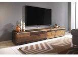 Minio Go For It, Mobile Tv "Donna"", Lavagna Bassa, 180 Cm, In Piedi, Sospeso, Colore Oldwood"