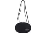 Lacoste Pelle Borsa A Tracolla Origin Croc Round Camera Bag Noir Nero