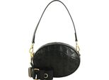 Lacoste Pelle Borsa A Tracolla Borsa A Tracolla Maheki Oval Shoulder Bag Noir Nero