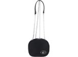 Lacoste Pelle Borsa A Tracolla Origin Croc Square Crossover Bag Noir Nero