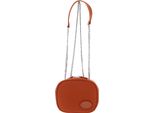 Lacoste Pelle Borsa A Tracolla Origin Croc Square Crossover Bag Poterie Albicocca