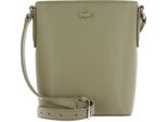 Lacoste Pelle Borsa A Tracolla Chantaco Classics Vertical Crossover Bag Brindille Cachi