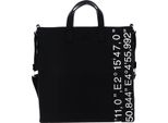 Lacoste Borsa A Tracolla Borsetta S Shopping Bag Noir Blanc Nero