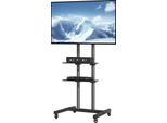 Supporto Tv Mobile Carrello Tv Mobile Per Televisori Da 32-70 Pollici Con Rotelle E Vassoio