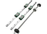 Guida Lineare Guida Lineare Rm1605-1000Mm Set Di Viti A Ricircolo Di Sfere 2 Pezzi Hgr20-1000Mm