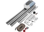 Vevor Apriporta Per Tapparelle 1000N Apriporta Automatico Per Garage Operatore Elettrico Apriporta Automatico Scorrevole Kit Con 3 Binari 2 Telecomandi