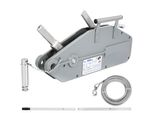 Paranco A Fune Vevor 1,6 T / 3500 Lbs - Argano Manuale A Fune Con Fune Da 25 M (82 Ft), Tenditore Manuale A Fune Per Impieghi Gravosi, Strumento Di Trazione E Sollevamento
