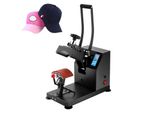 Vevor Pressa Termica Per Cappelli, 5,5 X 3,5 Pollici, Pressa Termica, 600 W, Pressa Termica Professionale Per Cappelli E Berretti, Pressa Di Trasferimento Con 12.000 Ore Di Durata, Timer Lcd Digitale E Controllo Della Temperatura