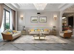 Suite Soggiorno Di Lusso In Pelle Tappezzeria Divano Tessuto Set 3+2+1 Set