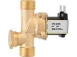 Interruttore Di Ingresso Dell'acqua Con Valvola Elettromagnetica In Ottone Normalmente Chiusa Da G1/2" (DC12V)"