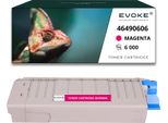 Toner Per Oki 46-C532M 46490606 Rosso (Magenta) | Sostituzione Per C 532 Dn C 542 Dn Mc 563 Dn Mc 573 Dn