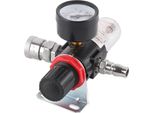 Filtro Regolatore Di Pressione Dell'aria Compressa Da 1/4 Di Pollice Separatore Acqua-Olio Con Supporto Per Manometro AFR2000