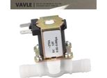 Valvola Elettromagnetica Di Plastica DC12V Od12Mm Normalmente Chiusa Interruttore Di Flusso Di Ingresso Dell'acqua